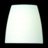Prebit LED-Anbauleuchte R1-1, chrom-glanz, Schrim Glas weiss-matt