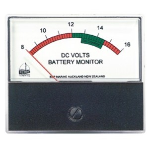 BEP Analoges DC Voltmeter 8-16V