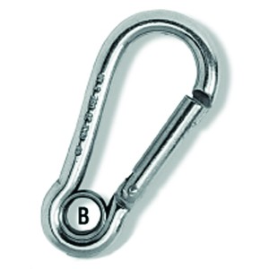 Plastimo SNAP HOOK WITH EYE ST/STEEL 100MM
