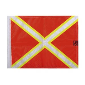 Plastimo Tauch-Flagge mit Saint-Andrew Kreuz
