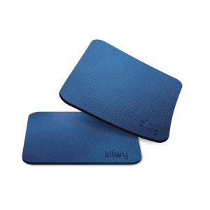 Silwy Metall-Nano-Gel-Pads eckig, blau, 2er Set