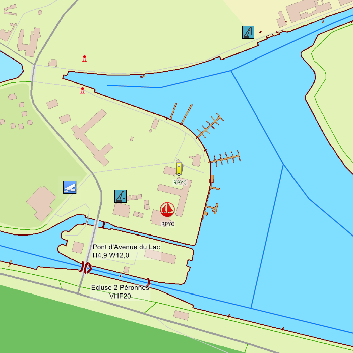 DKW Belgien - Digitale Seekarte