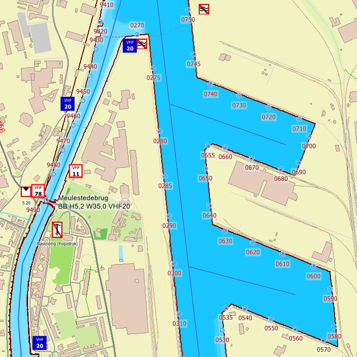DKW Belgien - Digitale Seekarte