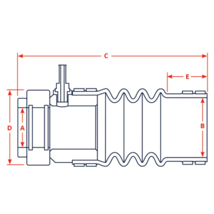 PSS Wellenabdichtung PRO 60 mm  Welle, 120 mm Stevenrohr