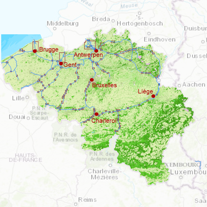 DKW Belgien - Digitale Seekarte